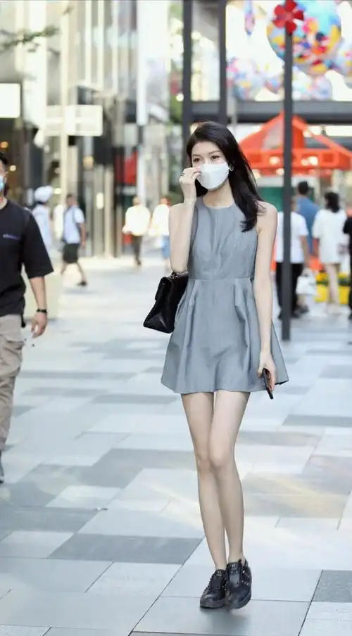 成都街拍气质美女