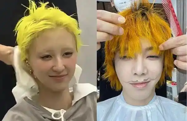 华晨宇女友大胆突破吊带现胸口疤痕染黄发尽显独特个性魅力