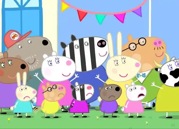 小猪佩奇佩奇如愿以偿见到了土豆先生土豆先生好幽默呀