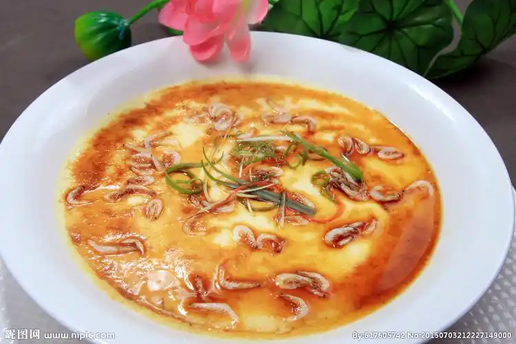 虾皮水蒸蛋图片