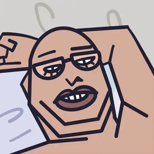 毕加索抽象派丑萌线条简笔画风头像约稿情侣头像