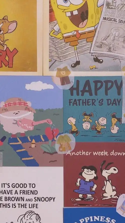 卡通拼接壁纸,喜欢的拿走