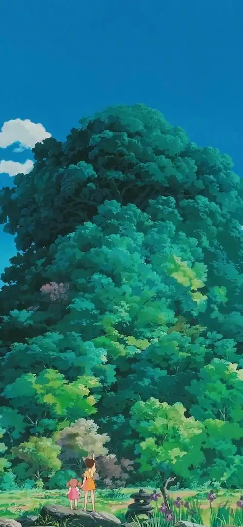 图源网,侵删致歉.清新唯美插画壁纸,宫崎骏的治愈动漫世界(1).
