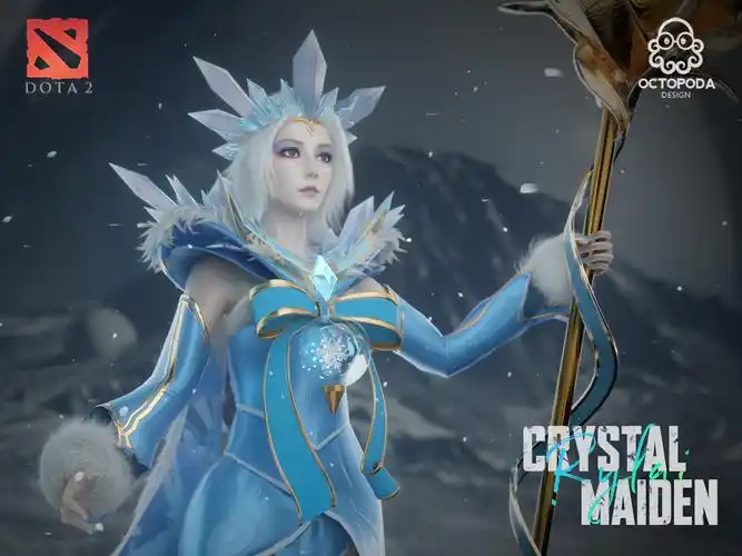 dota2 | 水晶室女_cz445432330作品_角色/人物/生物_cg模型网