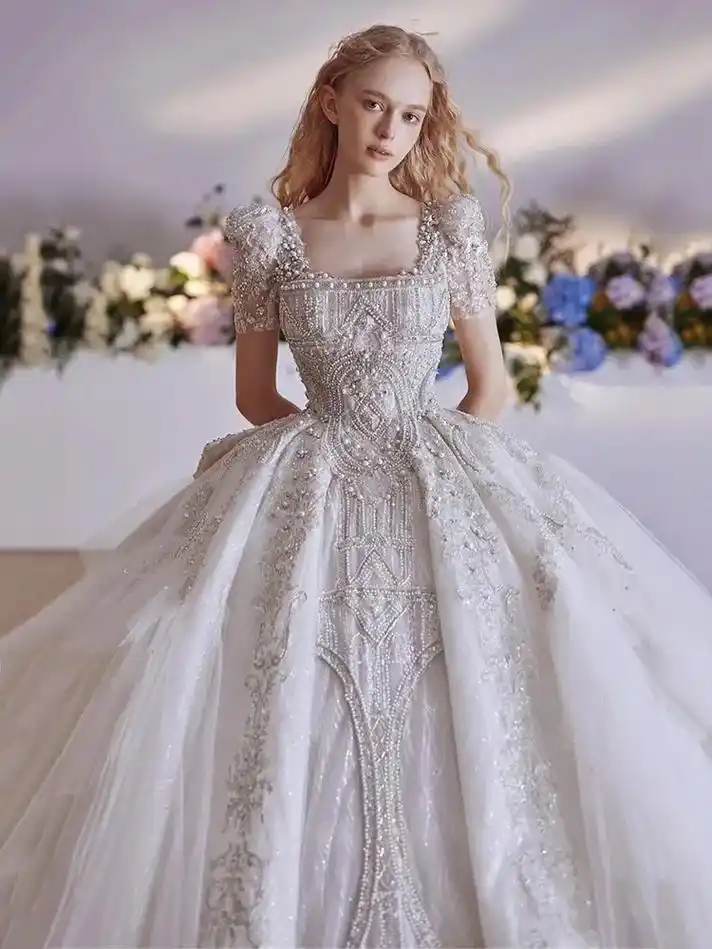 婚纱款式推荐.桥北新开一家婚纱礼服馆 原价1988三套 现在 - 抖音