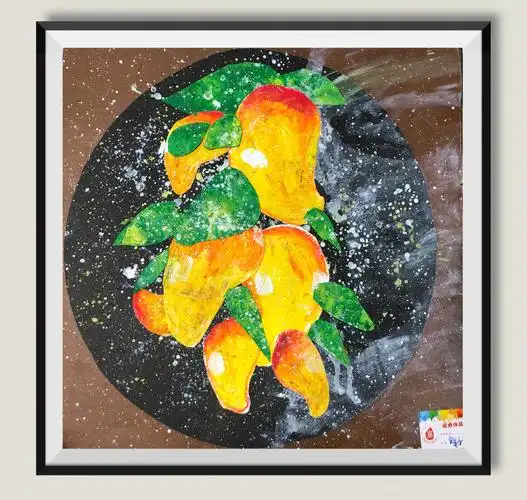 20秋惠画堂 黄土坡校区 第十三次课 儿童小一班 《芒果金灿灿》