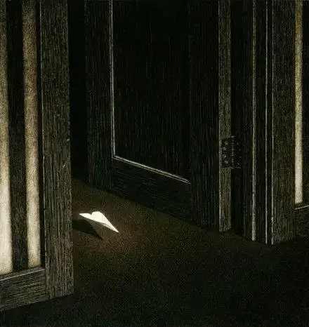 一组黑漆漆阴森森的蜡画,看完心里毛毛的是怎么回事!|by matt duffin