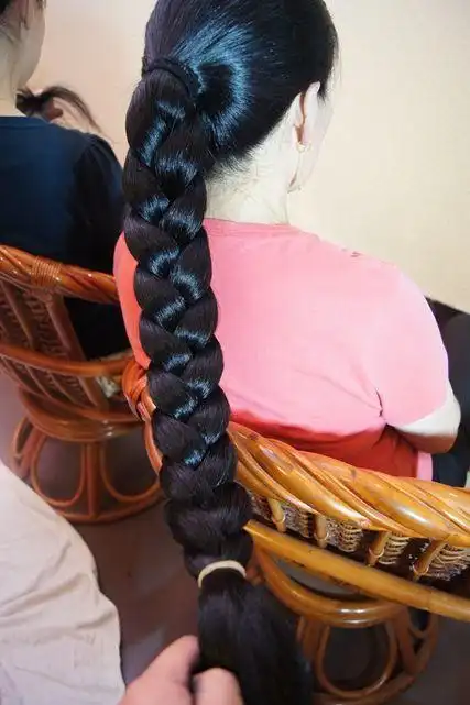 两根大粗辫 - [中国长发网]