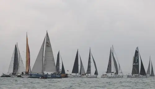 帆船——2019环海南岛国际大帆船赛海口到三亚离岸赛开赛