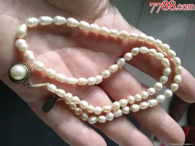 民国老淡水珍珠项链一件