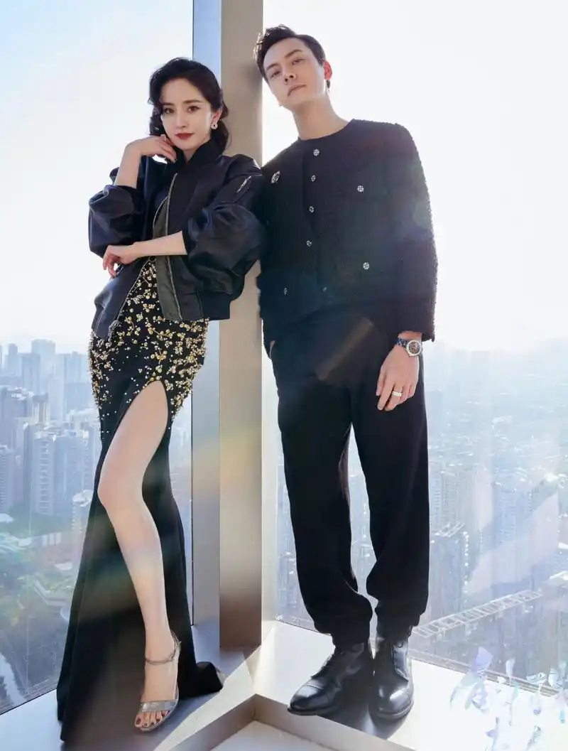 陈伟霆杨幂合拍情侣写真,《斛珠夫人》师徒同框,俊男靓女好养眼