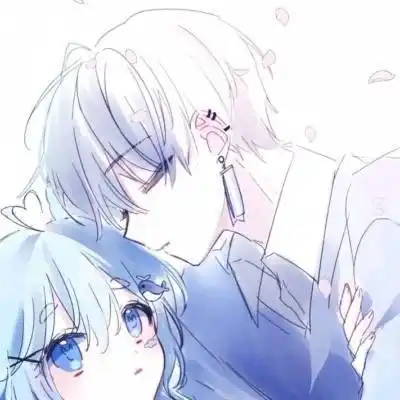 动漫情侣头像超拽高冷 从热爱到深爱 - qq情侣头像 - 520个性网