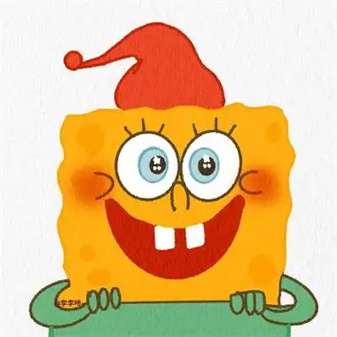 美好又很开心的海绵宝宝卡通头像
