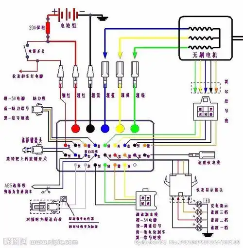 电动三轮车电路图与接线图解