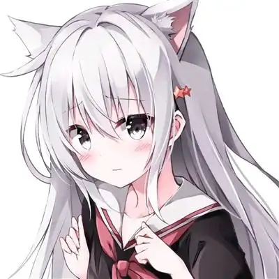 二次元猫耳朵少女头像(精选22张)