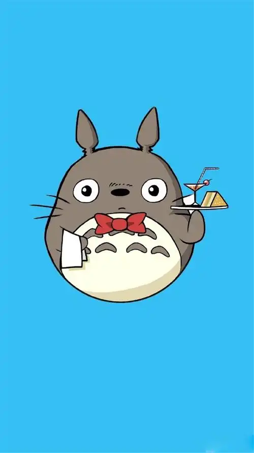 可爱的龙猫高清手机壁纸,卡通,可爱,动漫,高清,龙猫,日漫,手机壁纸