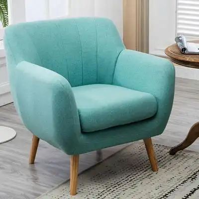 单人沙发北欧现代 阳台卧室迷你简约小沙发懒人休闲布艺沙发椅