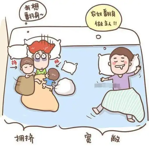 一家四口睡在一起是怎样的画风满屏的笑点