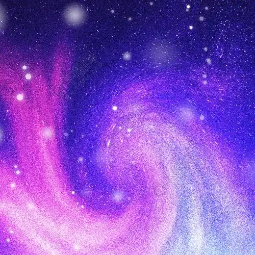 神秘紫色蓝色梦幻星空宇宙背景psd