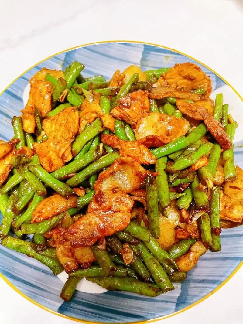 73家常炒菜之豆角炒肉,简单又下饭,快来试试吧～ 9215喜欢吃辣