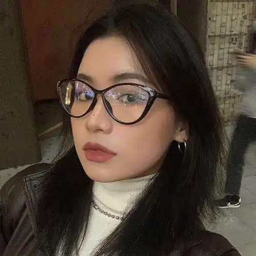 复古细边猫眼眼镜框平光镜近视眼镜架超轻防蓝光时尚个性有度数女