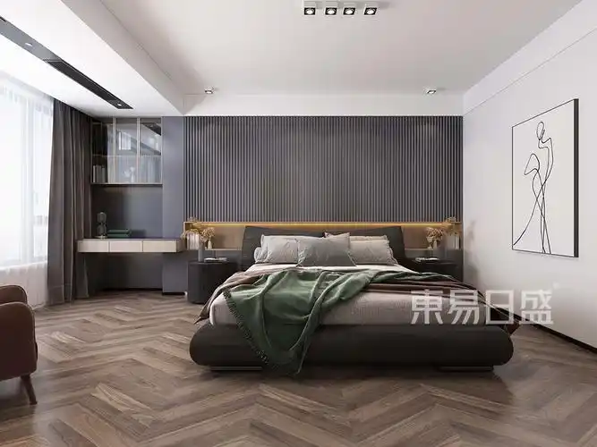 240平米现代风格装修设计效果图>更多卧室装修图集餐厅餐厅双洄游动线