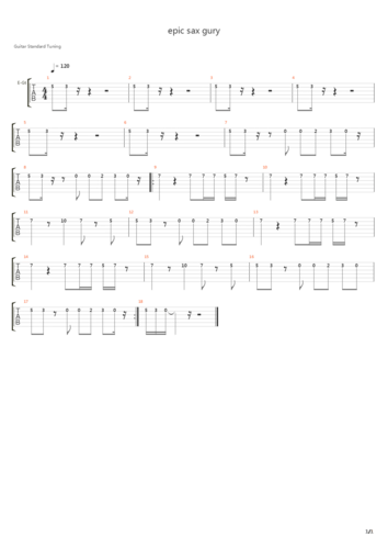 epic sax guy (cruzo remix)吉他谱(gtp谱,萨克斯)_cruzo