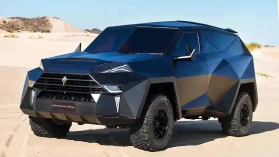 karlmann king看起来像世界上最昂贵的suv.