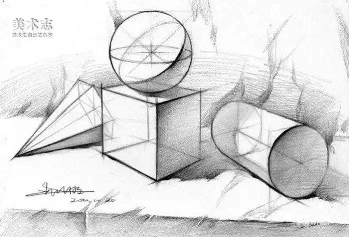 素描入门基础画图片初级素描画图片入门