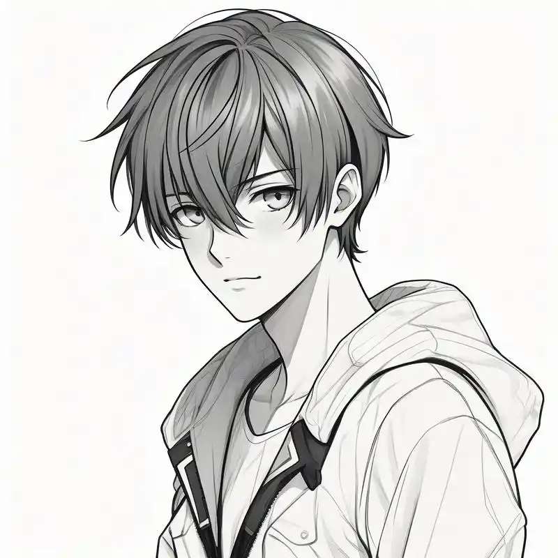 99这里有一波超酷的黑白动漫男生头像,是不是瞬间点燃了你的二次元