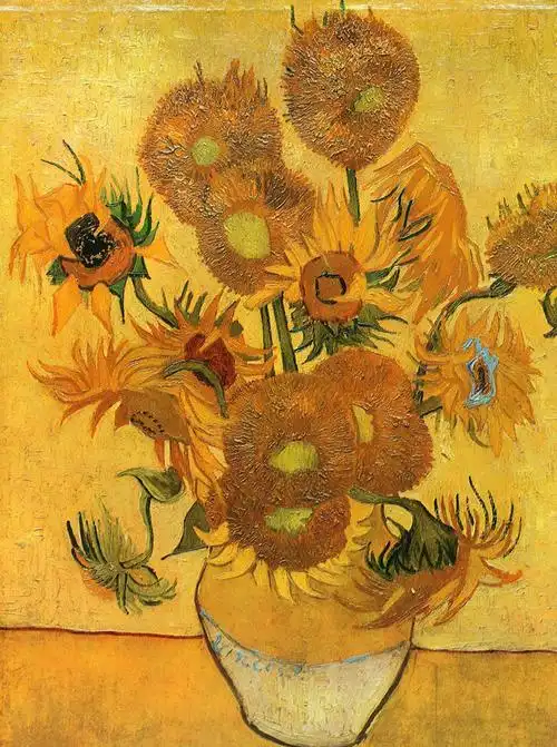 梵高向日葵系列油画