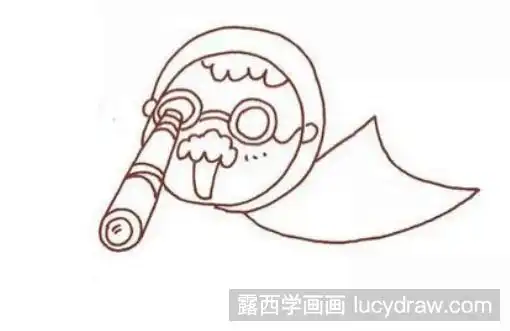 儿童画教程:怎么画疯狂科学家-露西学画画