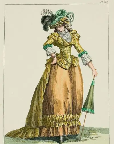 艺术欣赏18世纪的欧洲宫廷服装凸显巴洛克风格