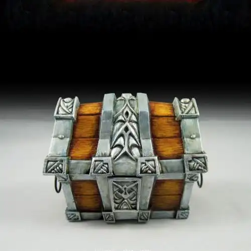 游戏模型道具 破损的宝箱 首饰盒 开箱有礼