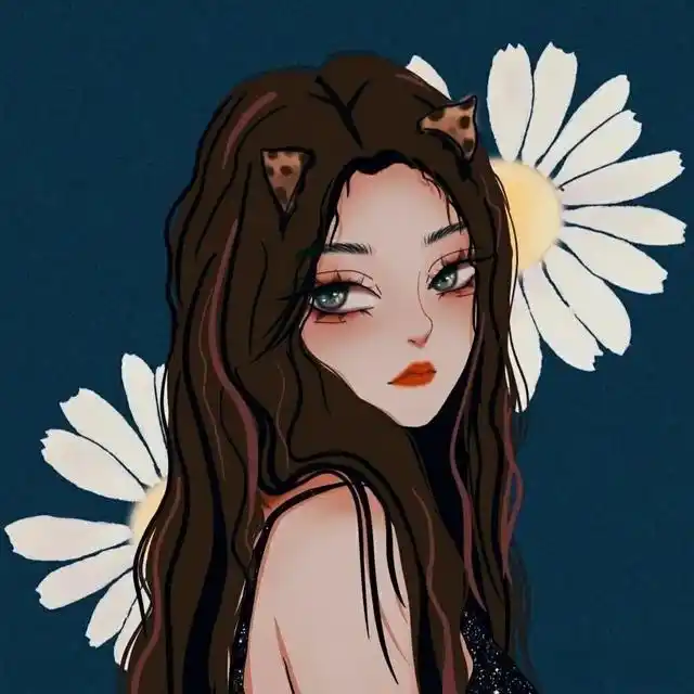 一组好看手绘女生头像,请签收