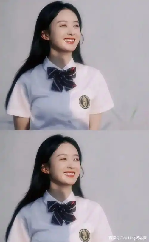 赵丽颖学生装太好看了