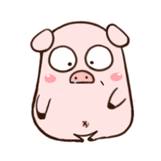 可爱贱贱猪表情包gif 超萌贱贱猪动态表情包