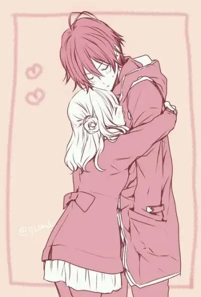 二次元温暖人心的情侣身高差