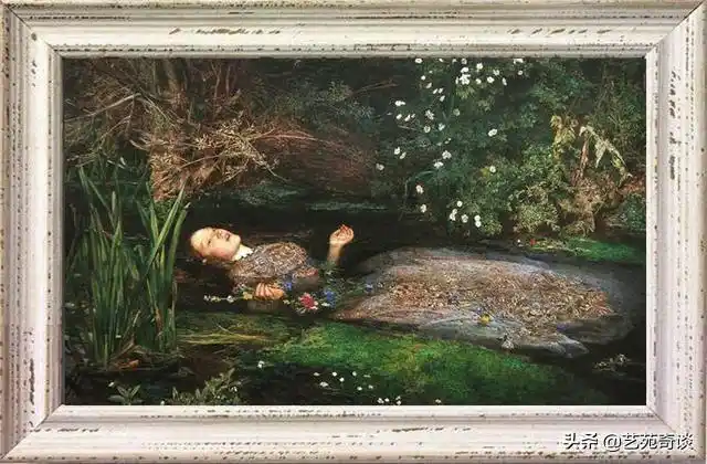 他画出了她在水中最后的样子没想到这幅画竟成了世界名画