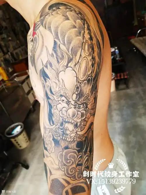 貔貅_纹身图案手稿图片_刺时代的纹身作品集