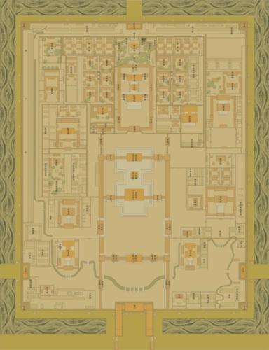 明代紫禁城格局