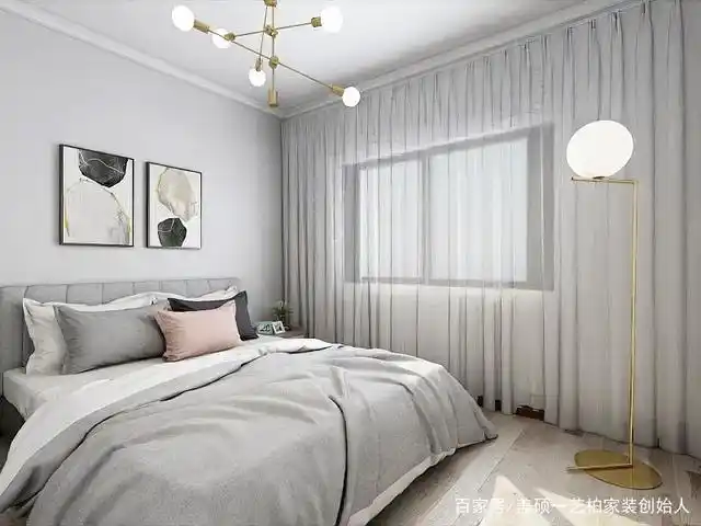 邯郸艺柏装饰:万浩金百合现代简约效果图设计案例