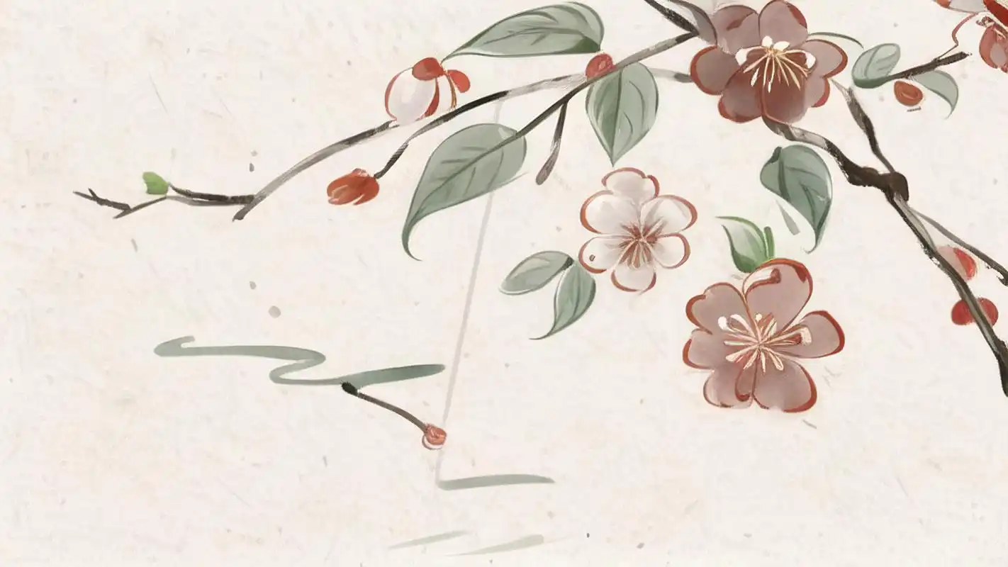 95 一组绝美的古风梅花横屏壁纸来啦!