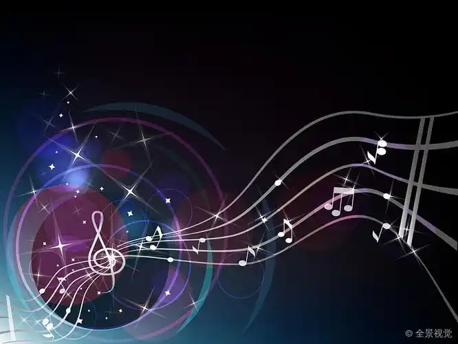 音乐_作曲_深蓝_背景_五线谱_图片大全—全景创意图库(quanjing.