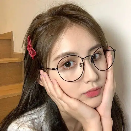 眼镜镜框女可近视圆脸细框小红网红同款素颜眼镜架