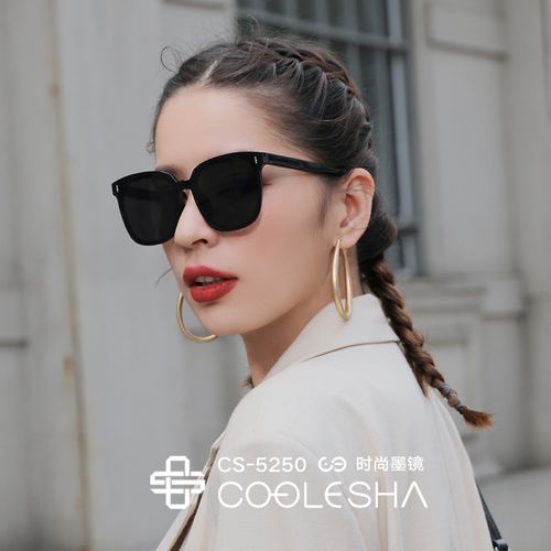 酷e夏墨镜女大脸显瘦街拍gm太阳镜男开车专用防紫外线2021新款潮