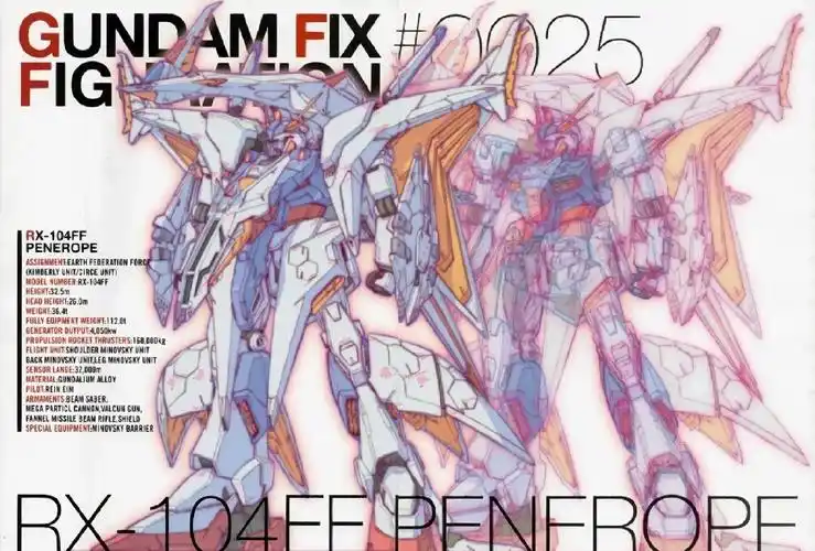 高达档案翱翔的天空之龙佩涅罗佩大白鹅