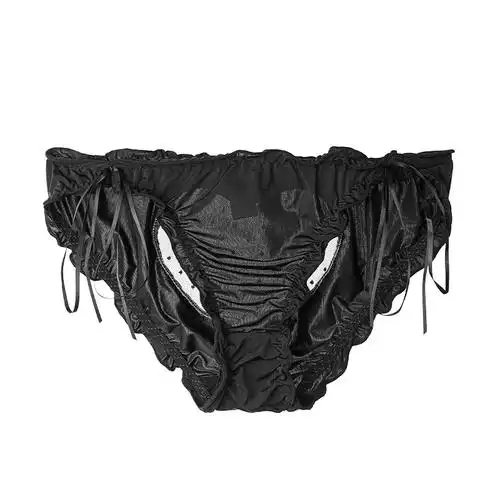 mspeach内裤女士日系可爱洛丽塔性感爱心镂空情调冰丝少女三角裤