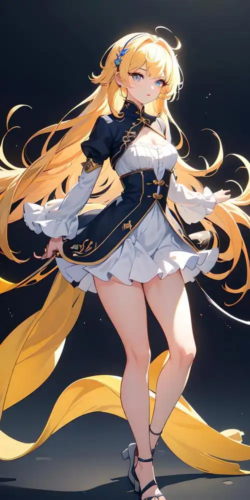 ai绘画:梦幻动漫世界的少女形象,超清画质