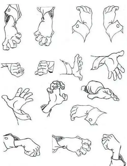 简笔画人物手的画法教程视频教程